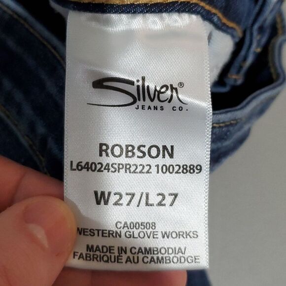 SILVER Robson 27x27 high rise skinny jeans - Picture 7 of 8